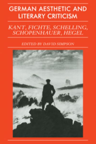 Cover for Simpson · German Aesthetic Literary Criticism (Hardcover Book) (1984)