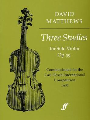 Cover for David Matthews · Three Studies (Paperback Bog) (1998)