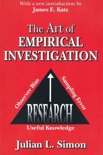 The Art of Empirical Investigation - Julian L. Simon - Livres - Taylor & Francis Inc - 9780765805300 - 30 septembre 2003