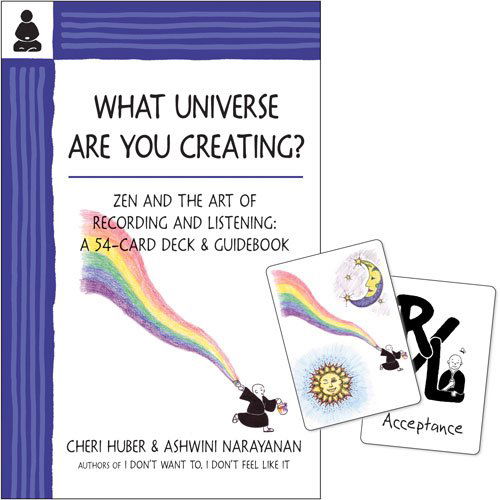 Cover for Cheri Huber · What Universe Are You Creating?: Zen and the Art of Recording and Listening: A 52-Card Deck &amp; Guidebook (Paperback Book) [Box Pap/cr edition] (2014)