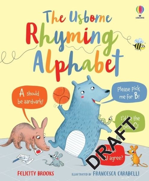 The Rhyming Alphabet - Alphabet Books - Felicity Brooks - Books - Usborne Publishing Ltd - 9781474968300 - March 17, 2022