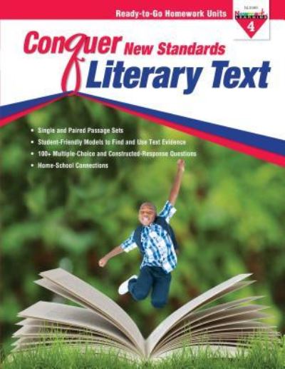 Cover for Newmark Learning · Conquer New Standards Literary Text (Grade 4) Workbook (Paperback Book) (2019)