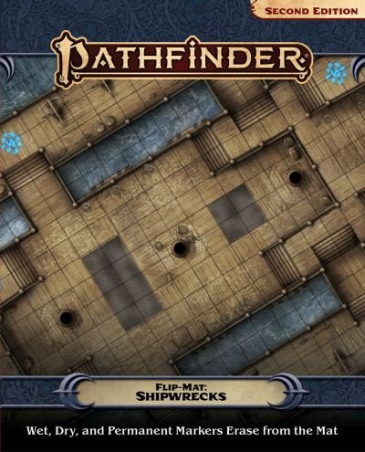 Pathfinder Flip-Mat: Shipwrecks - Jason Engle - Jogo de tabuleiro - Paizo Publishing, LLC - 9781640783300 - 22 de junho de 2021