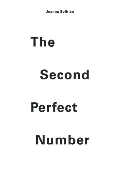 Cover for Joanna Solfrian · The Second Perfect Number (Paperback Book) (2021)