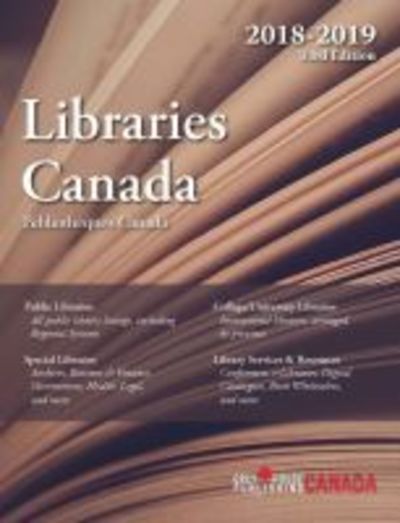 Cover for Grey House Canada · Libraries Canada, 2018/19 (Paperback Book) (2018)