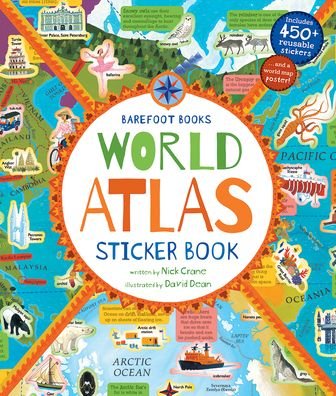 Cover for Nick Crane · World Atlas Sticker Book (Paperback Book) (2019)