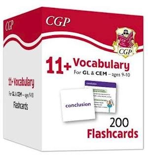 Cover for CGP Books · 11+ Vocabulary Flashcards for Ages 9-10 - Pack 1 - CGP 11+ Ages 9-10 (Hardcover bog) (2020)