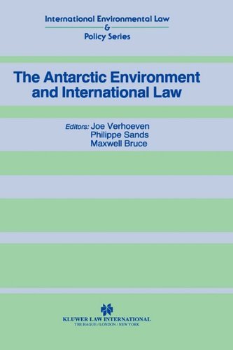 Cover for Maxwell Bruce · The Antarctic Environment and International Law (Innbunden bok) (1992)
