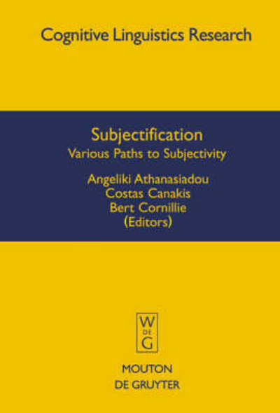 Cover for Angeliki Athanasiadou · Subjectification (Book) (2006)