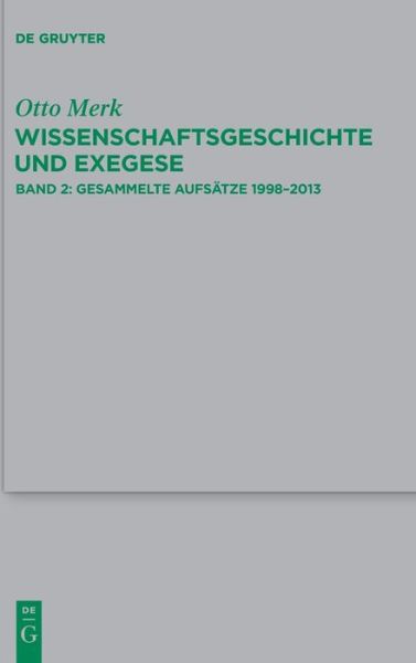 Cover for Merk · Wissenschaftsgeschichte und Exeges (Book) (2014)