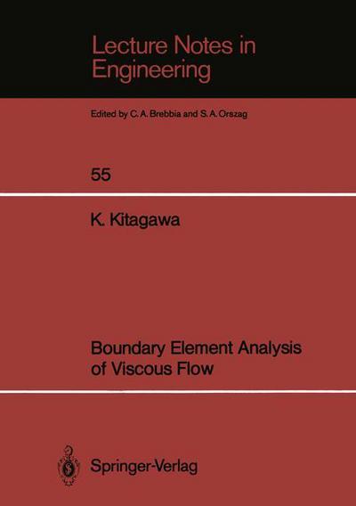 Cover for Koichi Kitagawa · Boundary Element Analysis of Viscous Flow - Lecture Notes in Engineering (Pocketbok) [Softcover reprint of the original 1st ed. 1990 edition] (1989)