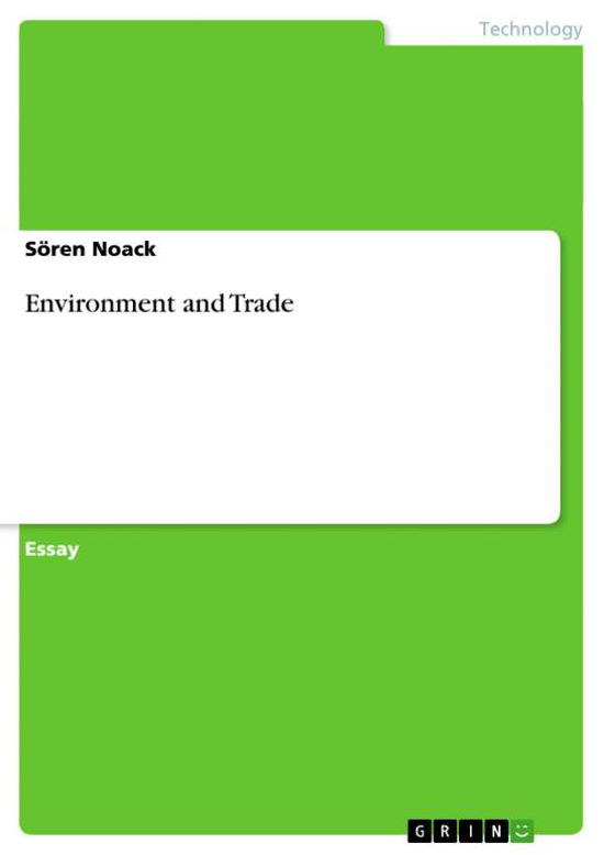 Cover for Noack · Environment and Trade (Book) (2010)