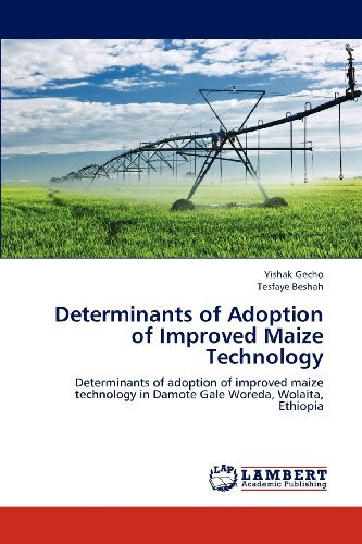 Cover for Tesfaye Beshah · Determinants of Adoption of Improved Maize Technology: Determinants of Adoption of Improved Maize Technology in Damote Gale Woreda, Wolaita, Ethiopia (Taschenbuch) (2012)