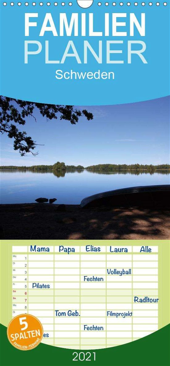 Cover for Rieger · Schweden 2021 - Familienplaner h (Bok)
