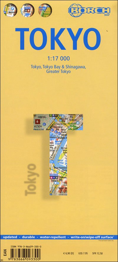 Cover for Borch GmbH · Borch Road Maps: Tokyo (Book) [9th edition] (2017)