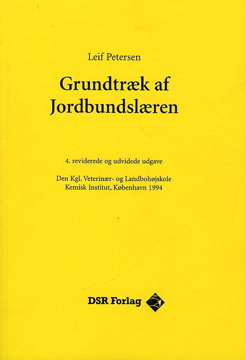 Cover for Leif Petersen · Grundtræk af jordbundslæren (Sewn Spine Book) [4th edition] (1991)