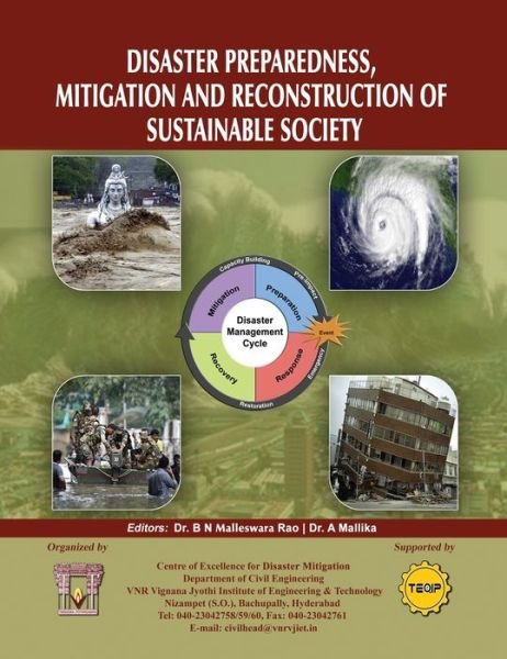 Cover for B N Malleswara Rao · Disaster Preparedness, Mitigation and Reconstruction of Sustainable Society (Hardcover Book) [St edition] (2017)