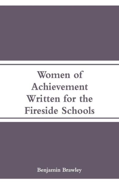 Cover for Benjamin Brawley · Women of Achievement (Paperback Book) (2018)