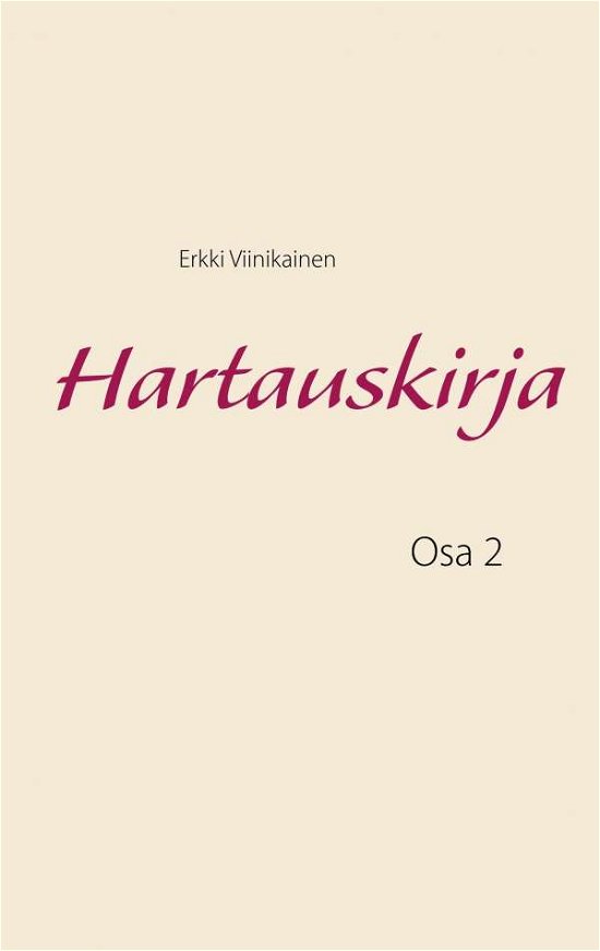 Cover for Viinikainen · Hartauskirja (Bog) (2018)
