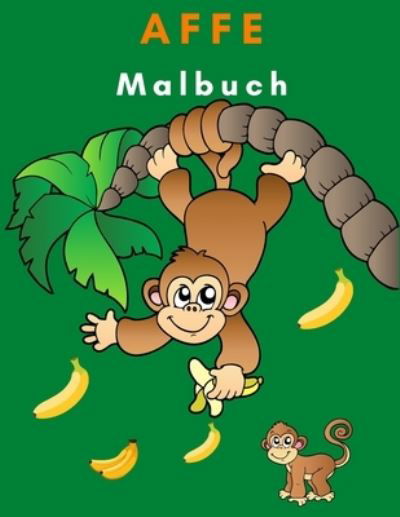 AFFE Malbuch: Malbuch fur Jungen und Madchen, Kinder im Vorschulalter - Perla - Książki - Independently Published - 9798508445300 - 22 maja 2021