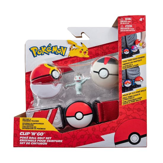 Cover for Jazwares · Pokemon - Clip 'n' Go Poke Ball &amp; belt set (Spielzeug)