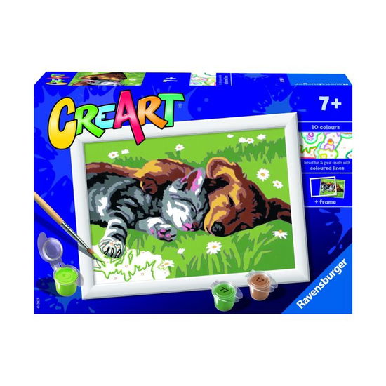 Cover for Ravensburger: Creart Serie E · Cane E Gatto Dolce Sonno (MERCH)