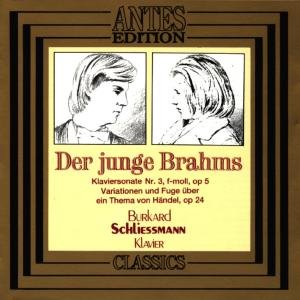 Cover for Brahms / Schliessmann,burkhard · Young Brahms / Pn Son No 3 / Variations (CD) (1992)