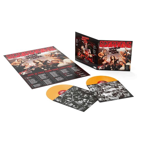 Cover for Scorpions · World Wide Live (LP) [Transparent Orange Vinyl edition] (2023)