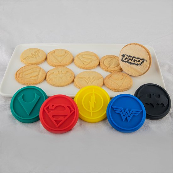 Justice League Logo Cookie Stamps Set -  - Koopwaar - CINEREPLICAS - Fame Bros. - Limited - 4895205603301 - 2020
