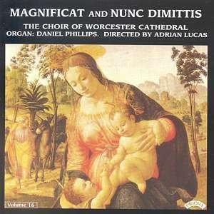 Cover for Worcester Cathedral Choir / Lucas · Magnificat And Nunc Dimittis Vol 16 (CD) (2018)