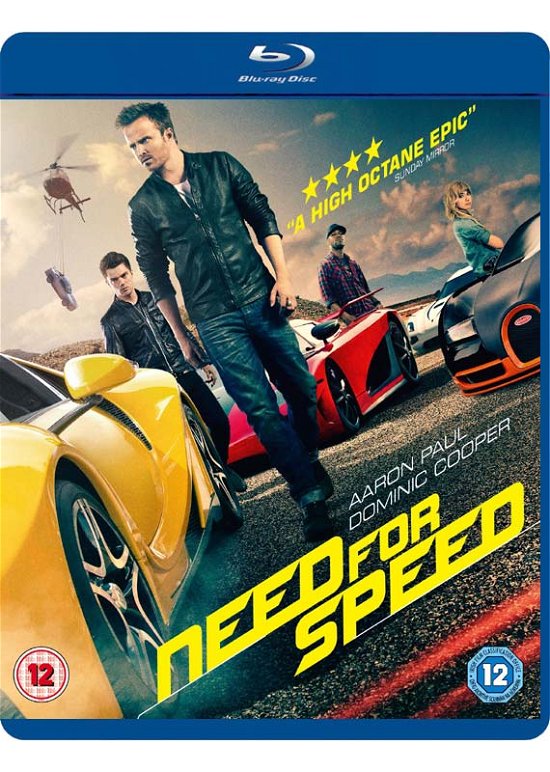 Cover for Need For Speed (Blu-ray) (2014)