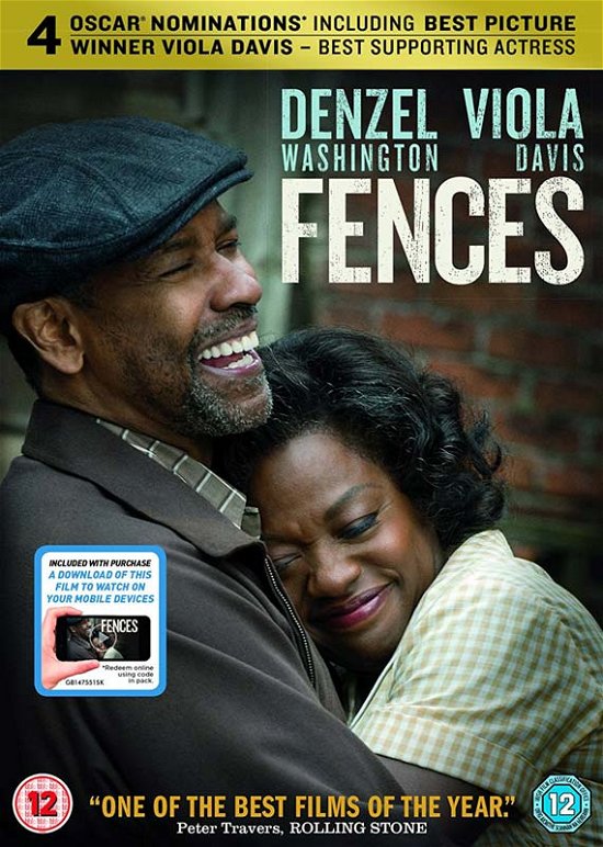 Fences - Fences - Film - PARAMOUNT HOME ENTERTAINMENT - 5053083109301 - 22 maj 2017