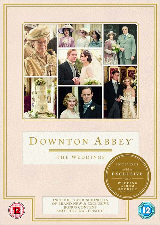 Cover for Downton Abbey the Weddings DVD · Downton Abbey - The Weddings (DVD) (2017)