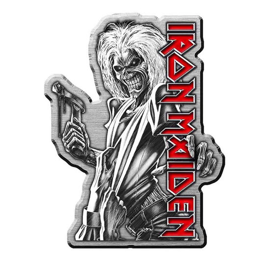 Cover for Iron Maiden · Iron Maiden Pin Badge: Killers (Enamel In-Fill) (Anstecker) [Metallic edition] (2019)