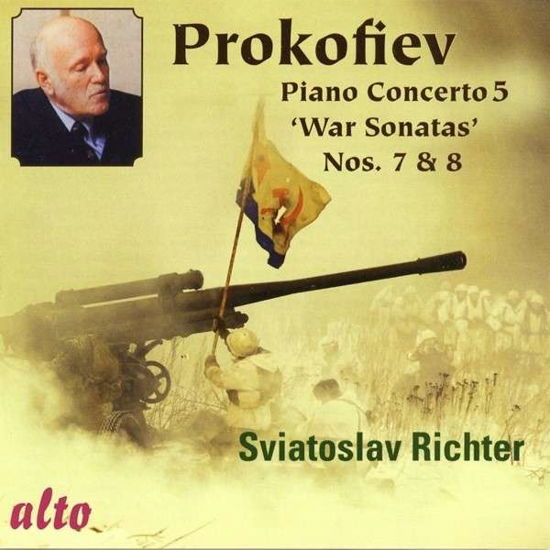 Cover for Sviatoslav Richter · Prokofiev: Piano Concerto 5 / Piano Sonatas Nos 7 &amp; 8. Visions (Sel) (CD) (2013)