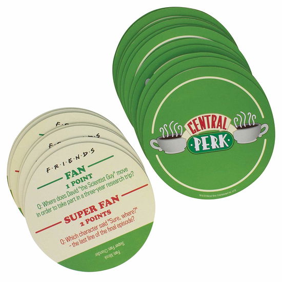 Friends: Paladone - Central Perk Trivia Quiz 20 Coasters (Set 20 Coasters) - Paladone - Mercancía - Paladone - 5055964729301 - 24 de junio de 2019