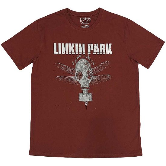 Linkin Park Unisex T-Shirt: Gas Mask - Linkin Park - Marchandise -  - 5056737216301 - 