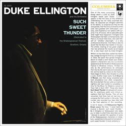 Cover for Duke Ellington &amp; Orchestra · Such Sweet Thunder (LP) [Pure Pleasure edition] (2015)