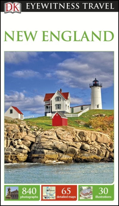 Cover for DK Travel · DK Eyewitness Travel Guide New England (Paperback Book) (2016)