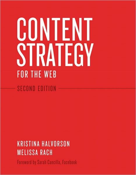 Cover for Kristina Halvorson · Content Strategy for the Web - Voices That Matter (Paperback Bog) (2012)