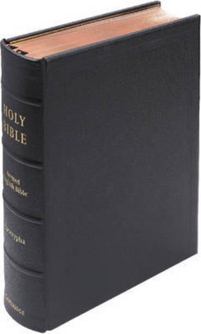 Cover for Cambridge University Press · REB Lectern Bible with Apocrypha, Black Goatskin Leather over Boards, RE936:TAB (Leather Book) [2 Revised edition] [Black Moroccan] (1990)