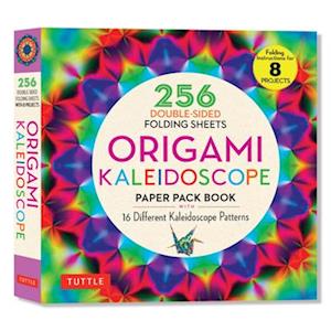 Cover for Origami Kaleidoscope Paper Pack Book: 256 Double-Sided Folding Sheets (Includes Instructions for 8 Models) - Tuttle Specials (Paperback Bog) (2025)