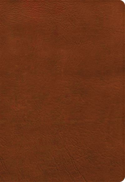 Cover for Holman Bible Publishers · NASB Super Giant Print Reference Bible, Burnt Sienna (Läderbok) (2022)