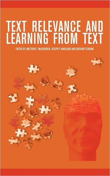 Cover for Matthew T Mccrudden · Text Relevance and Learning from Text (Hardcover Book) (2011)