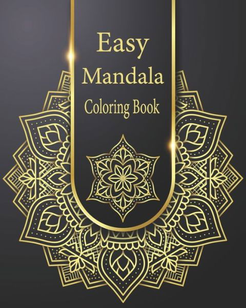 Cover for Rebecca Jones · Easy Mandala Coloring Book (Pocketbok) (2019)