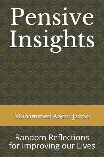 Cover for Mohammed Abdul Jawad · Pensive Insights (Paperback Book) (2019)