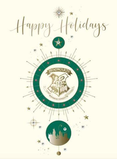 Cover for Insight Editions · Harry Potter: Hogwarts Crest Holiday Embellished Card - HP Constellation (Lernkarteikarten) (2020)