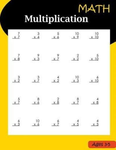 Cover for Pnn Learning Publishing · Math Multiplication Ages 3-5 (Taschenbuch) (2018)