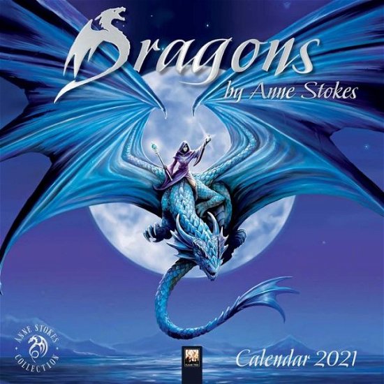 Cover for Stokes · Dragons by Anne Stokes Wall Calendar 2021 (Art Calendar) (Calendar) [New edition] (2020)
