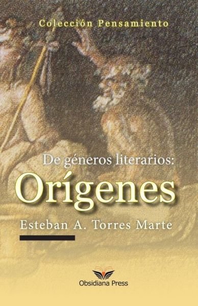 Cover for Esteban a Torres Marte · De generos literarios: origenes (Paperback Book) (2021)
